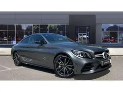 Grey Used 2023 Mercedes C43 AMG Premium Plus Coupe | £40,362 (Fair price)