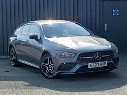 Grey Used 2023 Mercedes CLA250e AMG Line Premium Sedan | £24,498 (Fair price)