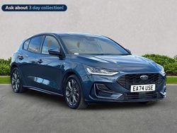 Blue Used 2025 Ford Focus ST-Line Hatchback | £21,278 (Fair price)