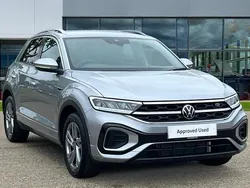 Pyrite silver metallic Used 2025 VW T-Roc R-line SUV | £30,038 (A bit pricey)