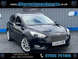 Black Used 2014 Ford Focus Titanium X Estate | £4,988 (Fair price)