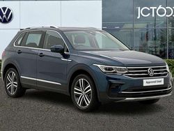 Blue Used 2022 VW Tiguan Elegance SUV | £24,681 (Fair price)