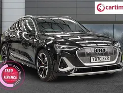 Black Used 2021 Audi e-tron Sportback Comfort SUV | £25,990 (Super price)