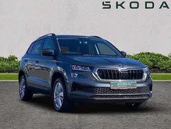 Graphite grey metallic New 2025 Skoda Karoq SE Drive SUV | £23,470 (Expensive)