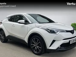 White Used 2018 Toyota C-HR SUV | £18,113 (Fair price)