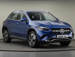 Spectral blue metallic finish Used 2024 Mercedes GLA200 Executive SUV | £30,000 (Fair price)