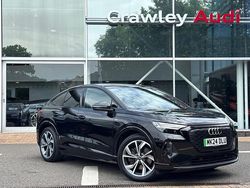 Black Used 2024 Audi Q4 Sportback e-tron Comfort SUV | £35,350