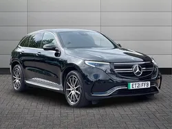 Black Used 2021 Mercedes EQC400 AMG line SUV | £23,450 (Fair price)