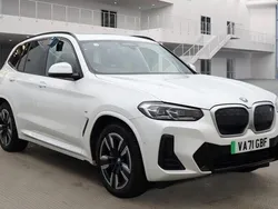 White Used 2022 BMW iX3 M Sport SUV | £20,990 (Fair price)