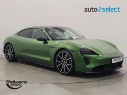 Green Used 2022 Porsche Taycan Sedan | £64,995 (Good price)