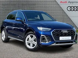 Blue Used 2021 Audi Q5 S-Line SUV | £26,493 (Good price)
