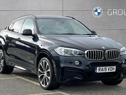 Black Used 2019 BMW X6 M Sport SUV | £34,695 (Expensive)