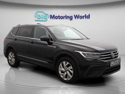 Black Used 2022 VW Tiguan Allspace S SUV | £21,600 (Fair price)