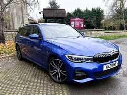 Blue Used 2021 BMW 330e M Sport Estate | £14,996 (Fair price)