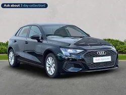 Black Used 2022 Audi A3 Advanced Hatchback | £20,717 (Fair price)