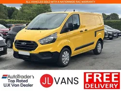 Yellow Used 2021 Ford Transit Custom Van | £11,450 (Super price)