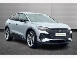 Silver Used 2024 Audi Q4 Sportback e-tron Black Edition SUV | £40,995