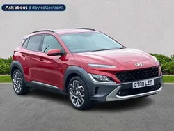 Red Used 2022 Hyundai Kona Premium SUV | £16,999 (Fair price)