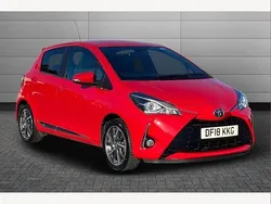 Red Used 2018 Toyota Yaris Hatchback | £9,791 (Fair price)