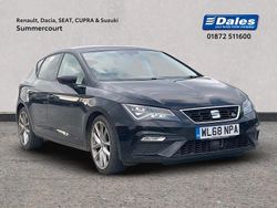 Midnight black Used 2019 Seat Leon FR Sport Hatchback | £14,500 (Fair price)