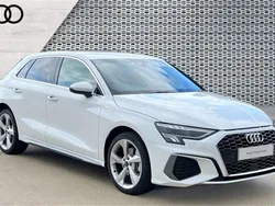 White Used 2024 Audi A3 e-tron S-Line Hatchback | £25,312 (Good price)
