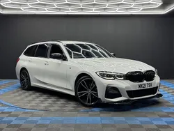 White Used 2021 BMW 320 M Sport Estate | £18,990 (Fair price)