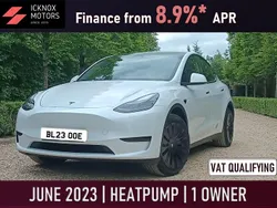 White Used 2023 Tesla Model Y SUV | £23,475 (Good price)