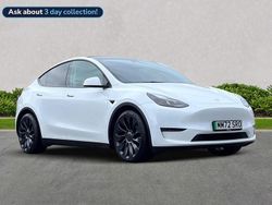 White Used 2023 Tesla Model Y Performance SUV | £32,499 (Fair price)