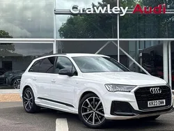 White Used 2023 Audi Q7 Black Edition SUV | £47,990 (Good price)