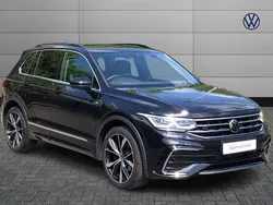 Black Used 2022 VW Tiguan R-line SUV | £30,081 (Fair price)