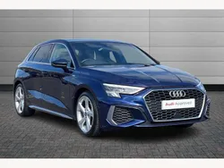 Blue Used 2021 Audi A3 S-Line Hatchback | £20,650 (Fair price)