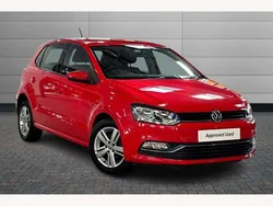 Red Used 2017 VW Polo Match Hatchback | £8,991 (Good price)