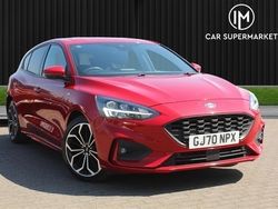 Red Used 2020 Ford Focus ST-Line X Hatchback | £12,985 (Fair price)