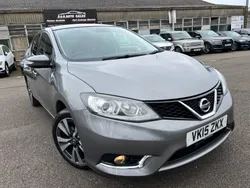 Grey Used 2015 Nissan Pulsar N-TEC Hatchback | £4,495 (Fair price)