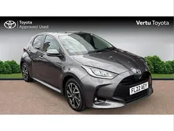 Grey Used 2022 Toyota Yaris Hybrid Design Hatchback | £17,160 (Fair price)