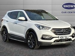 White Used 2018 Hyundai Santa Fe Edition SUV | £18,499