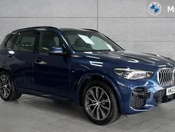 Phytonic blue metallic paint Used 2022 BMW X5 M Sport SUV | £40,992 (Good price)