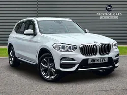 White Used 2018 BMW X3 xLine SUV | £17,993 (Fair price)