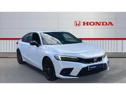 White Used 2022 Honda Civic Hybrid Hatchback | £20,950 (Fair price)