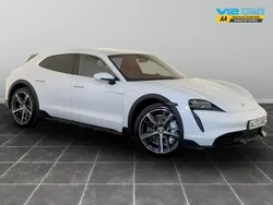 White Used 2022 Porsche Taycan Cross Turismo Sedan | £58,495 (Good price)