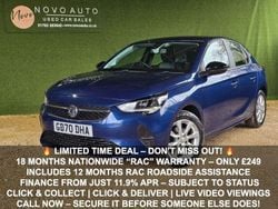 Blue Used 2021 Vauxhall Corsa Hatchback | £8,990 (Good price)