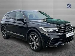 Black Used 2024 VW Tiguan Allspace R-line SUV | £33,900 (Expensive)