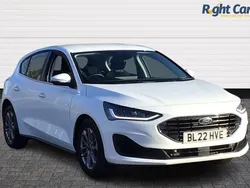 White Used 2022 Ford Focus Titanium Hatchback | £13,499 (Fair price)