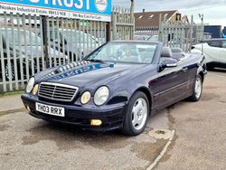 Blue Used 2003 Mercedes CLK230 Elegance Cabriolet | £2,495