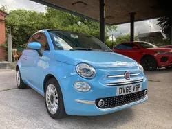 Blue Used 2015 Fiat 500 Lounge Hatchback | £4,595 (Fair price)