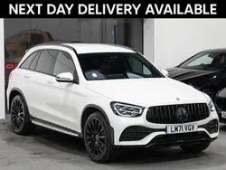 White Used 2021 Mercedes GLC300 AMG Line Premium Estate | £25,500 (Fair price)