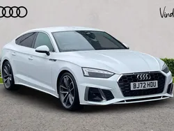 White Used 2022 Audi A5 Sportback S-Line Hatchback | £26,500 (Fair price)