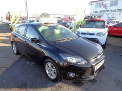 Black Used 2014 Ford Focus Titanium Hatchback | £5,495 (A bit pricey)