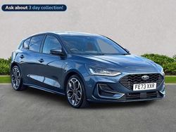 Blue Used 2023 Ford Focus ST-Line X Hatchback | £16,680 (Fair price)