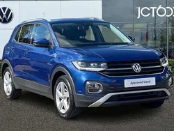 Blue Used 2020 VW T-Cross SEL SUV | £15,075 (Fair price)